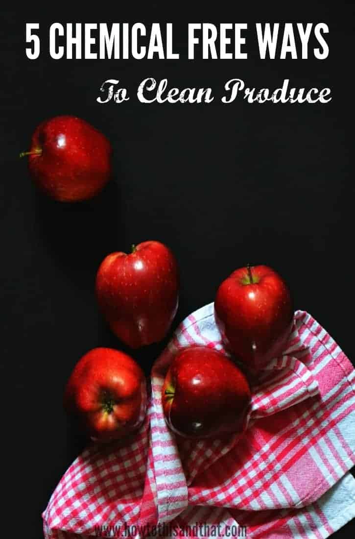 how to clean apples naturally