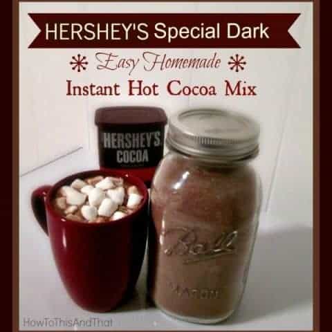 Hershey's Special Dark Homemade Instant Hot Cocoa Mix Recipe