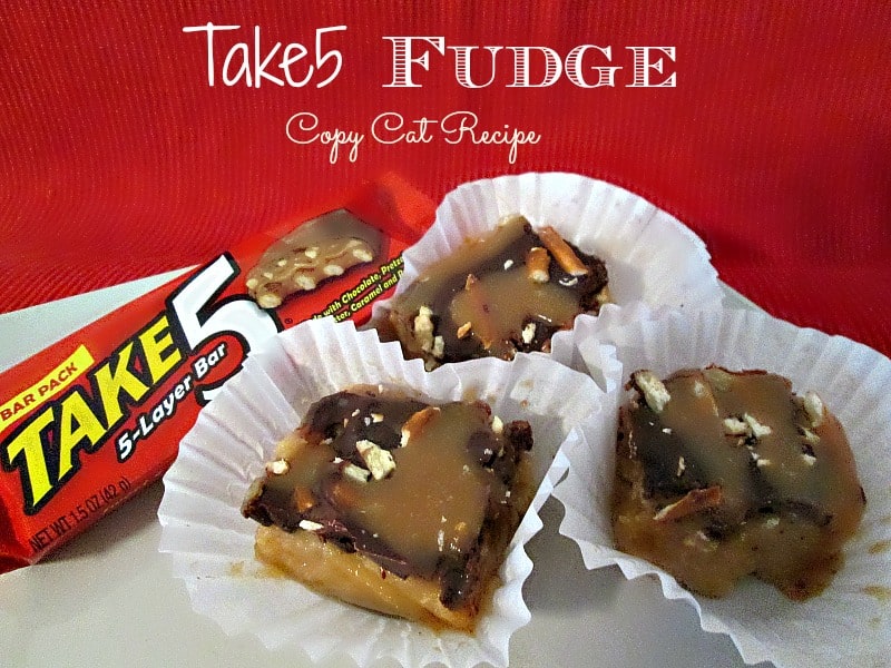 Easy Take5 Candy Bar Fudge Copy Cat Recipe