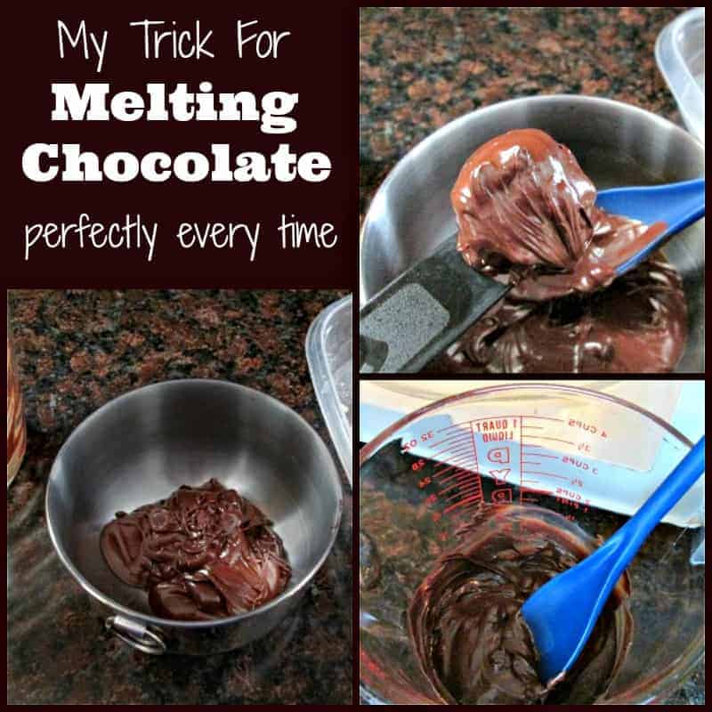 bowls full of melted chocolate.