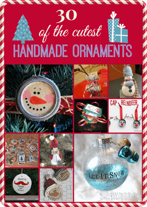 30 Of The Cutest Handmade Ornaments Ever!  