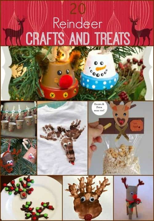 Christmas Vacation Fun! 20 Reindeer Crafts And Treats