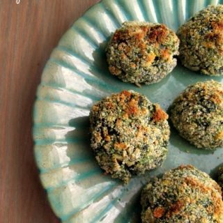 Parmesan Crusted Spinach Balls