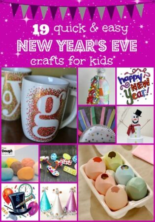 19 Quick And Easy New Year's Eve Crafts For Kids