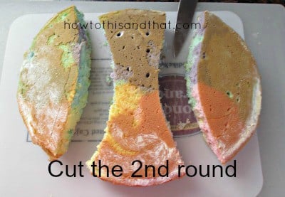 How To Make The Easiest Tie Dyed Easter Bunny Cake 