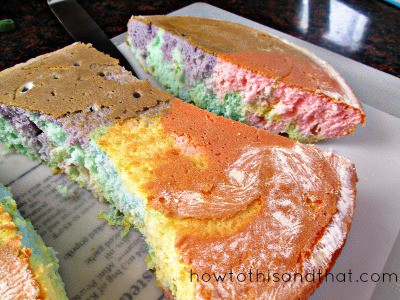 How To Make A Tie Dyed Cake The Easy Way 