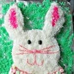 How To Make The Easiest Tie Dyed Easter Bunny Cake