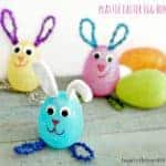 Plastic Egg Easter Bunnies Craft Project