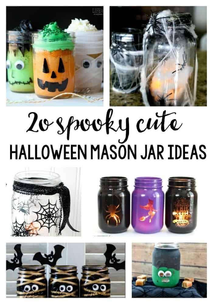 Spooky Cute DIY Halloween Mason Jar Ideas