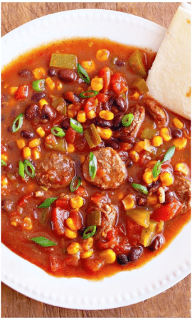 Mexican Bean Soup, Hearty Home Cooked Flavor in 20 Mins