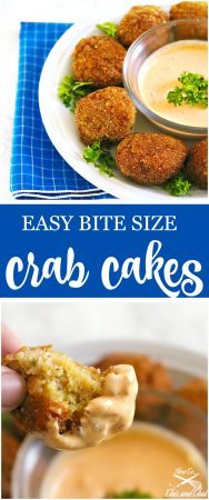 Bite Sized Crab Cake Appetizer Recipe