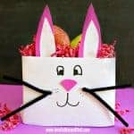 Easy Easter Bunny Basket Craft- DIY Kids