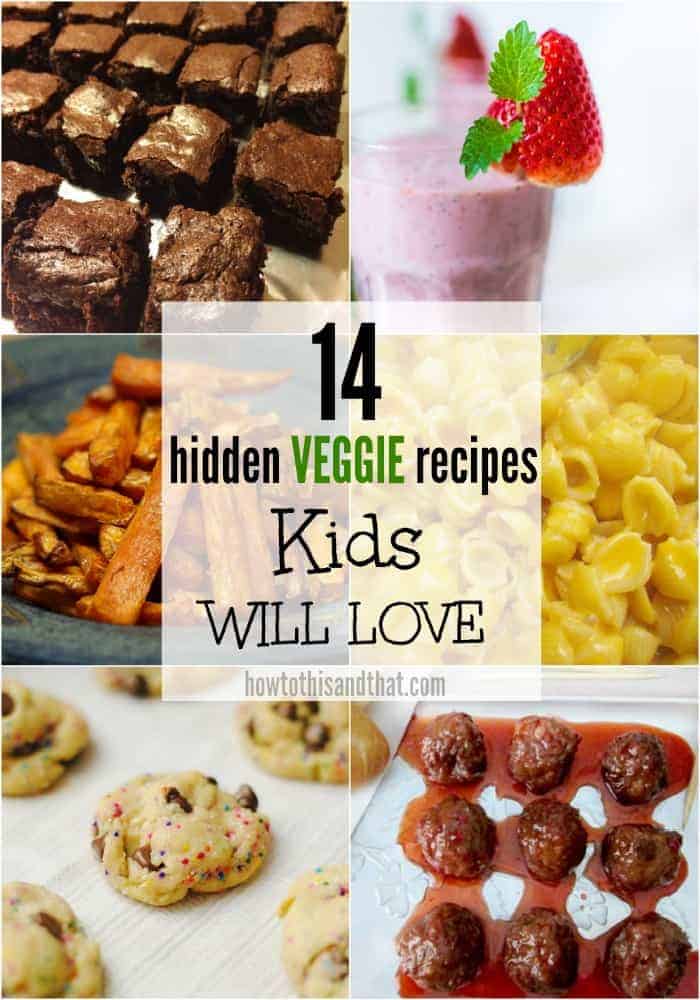 hidden vegetable recipes for kids