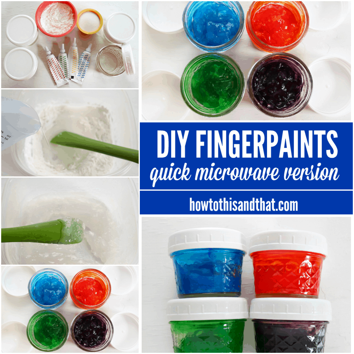 DIY fingerpaints