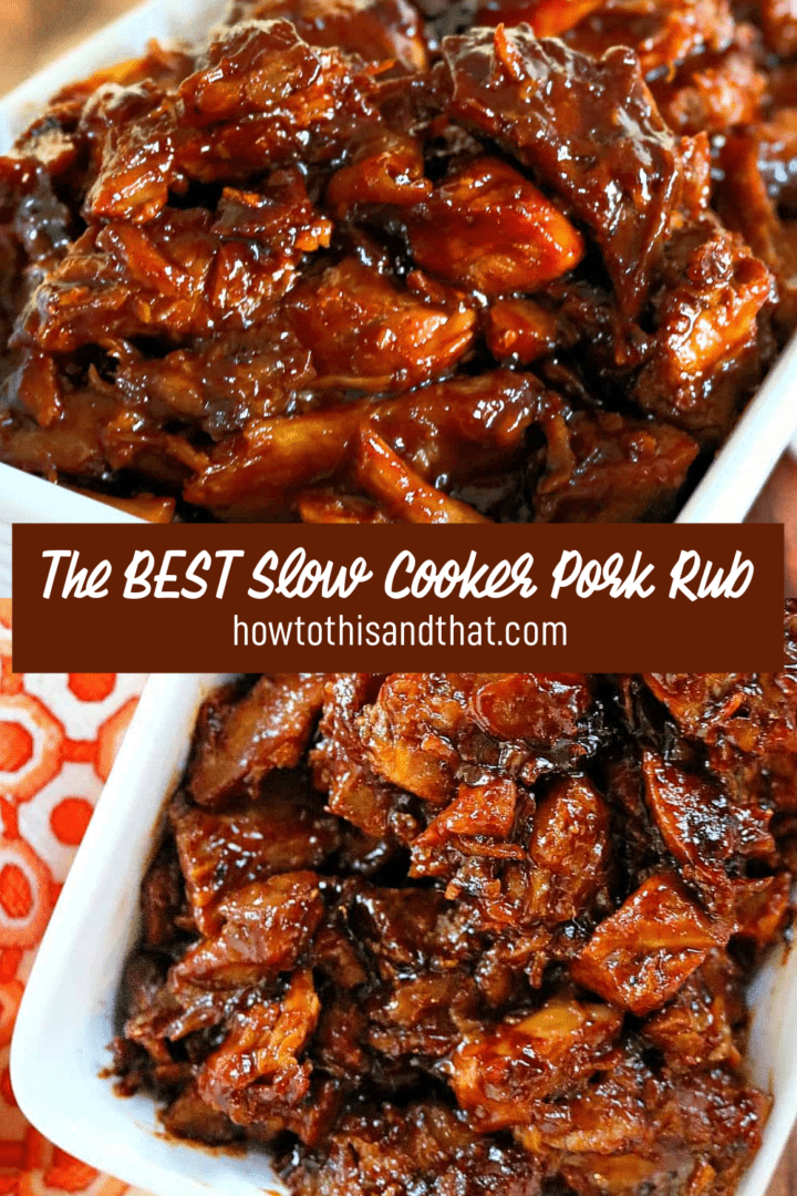 Slow Cooker Pork Shoulder with Optional Oven Method