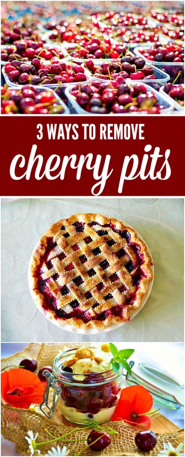How To Pit Cherries 3 Ways Easy & Fast