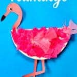 Easy Paper Plate Flamingo Craft
