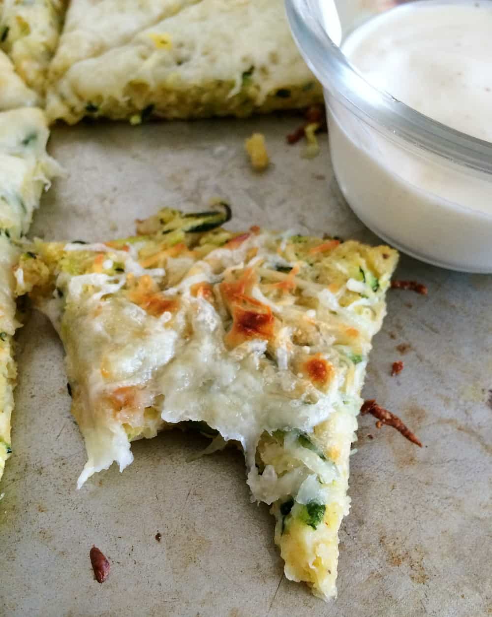 parmesan ranch zucchini pizza 