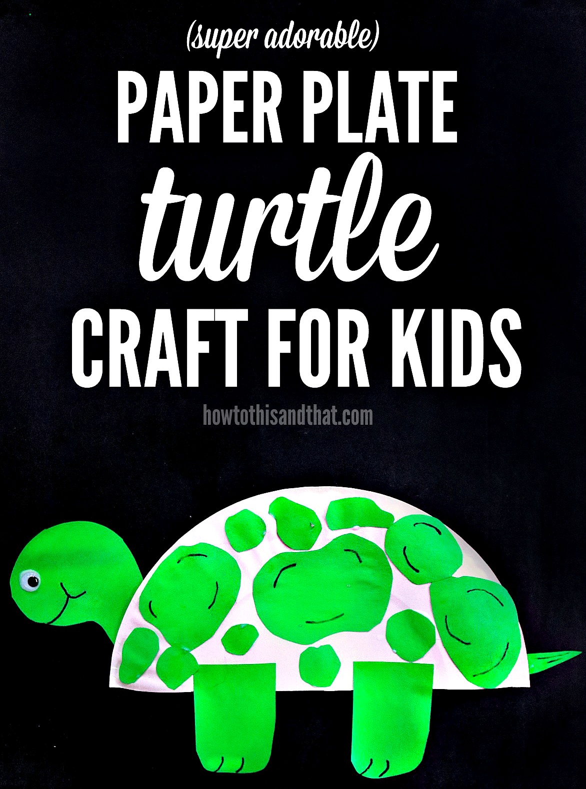 Tissue Paper and Paper Plate Turtle Craft