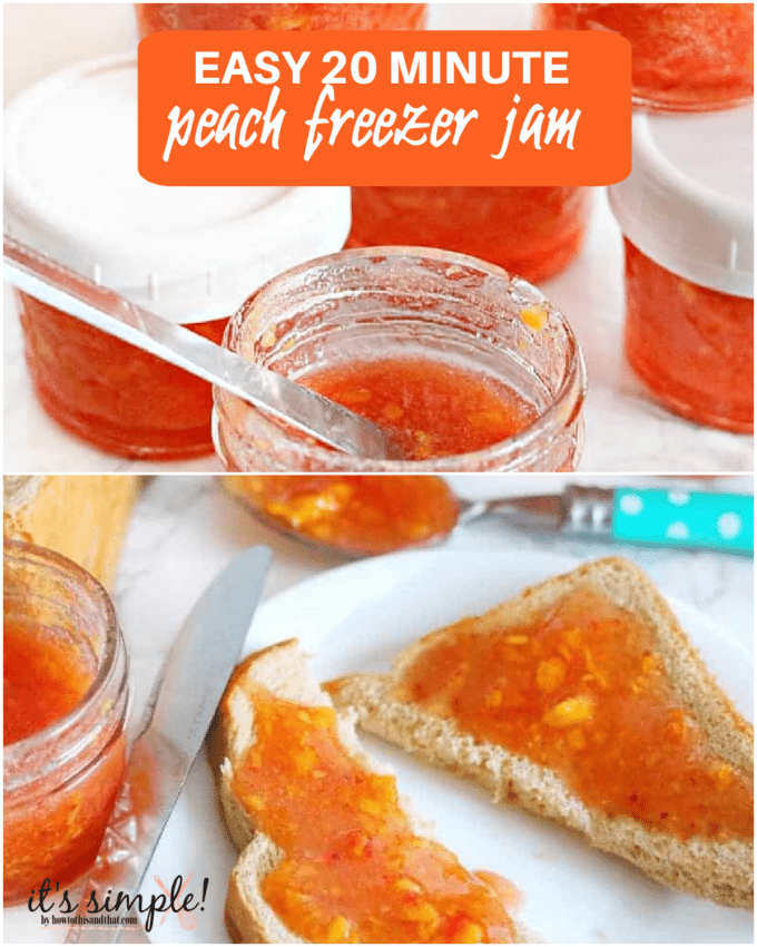 homemade jam in glass jars. 