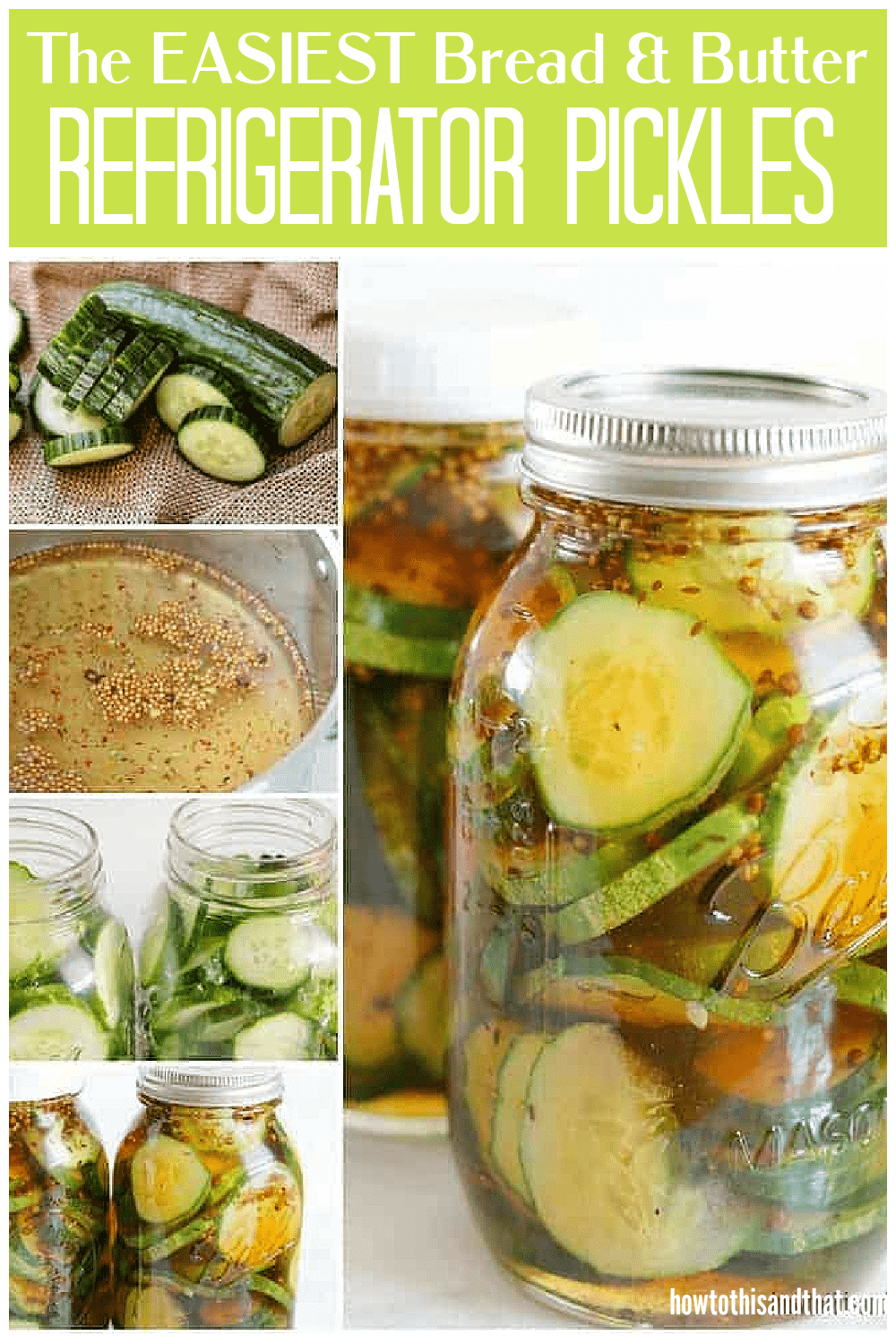 pickles in mason jar. 