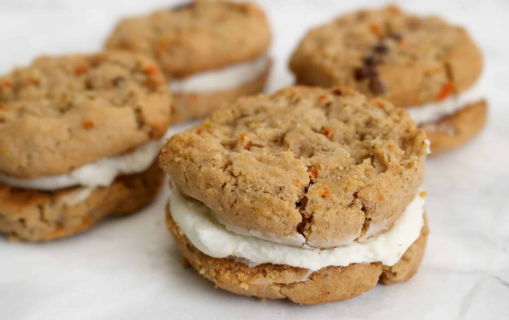 Carrot Cake Cookie Sandwiches Homemade Quick Versions carrot-cake-cookie-sandwiches-homemade-quick-versions