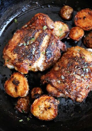 Brown Butter Sage Skillet Chicken Recipe- Perfectly Seared