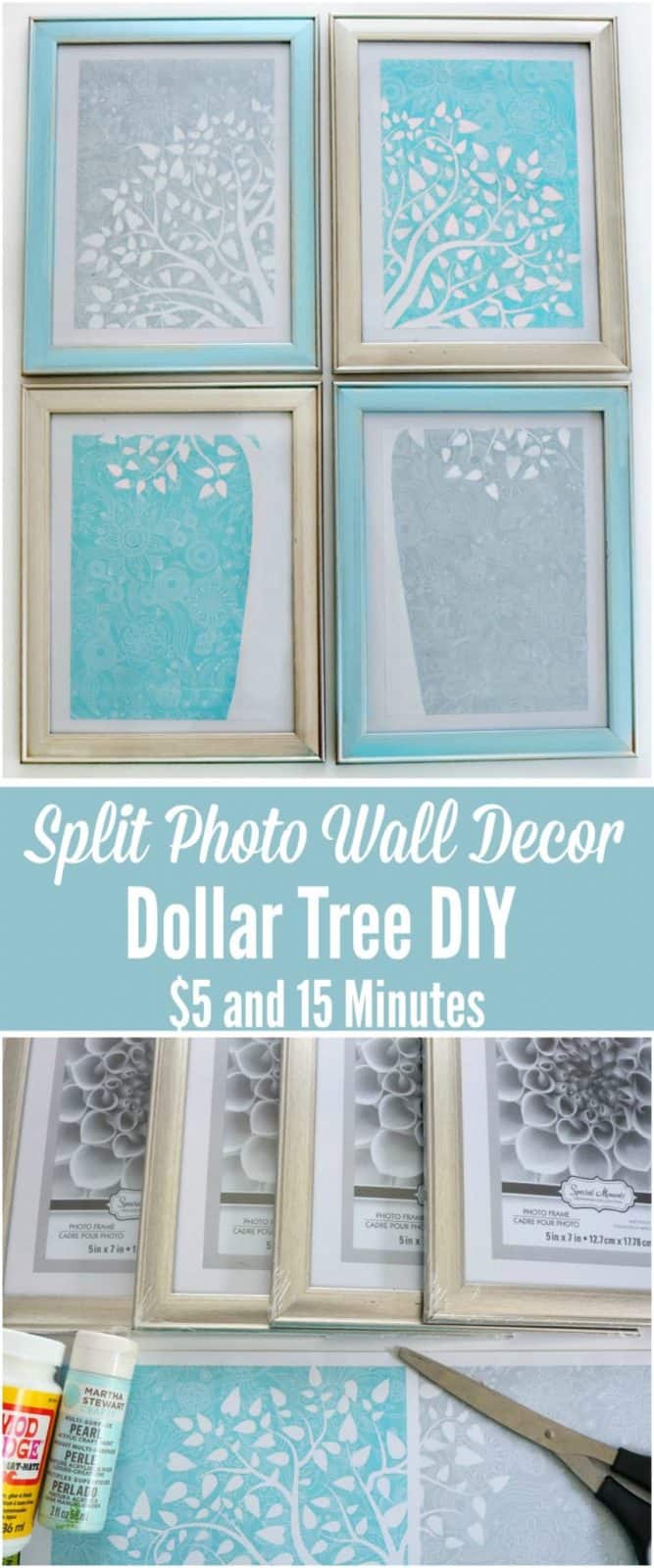 Dollar Tree DIY 5 15 Minute Gallery Photo Wall