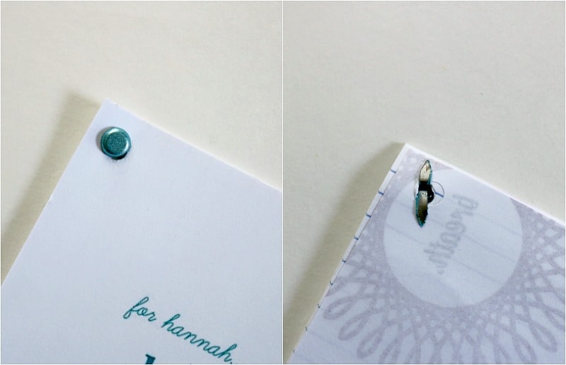 diy mini memory book