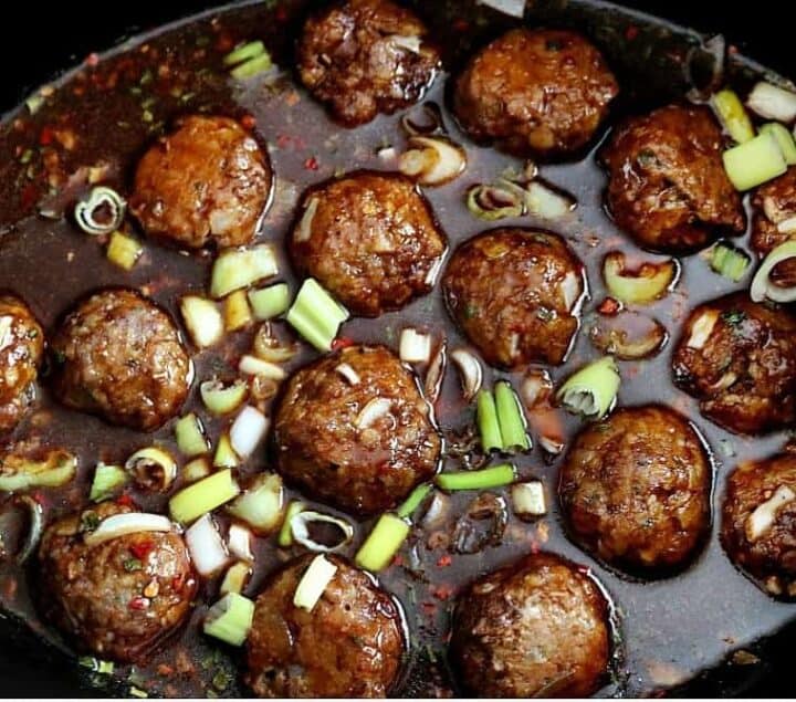 Slow Cooker Korean BBQ Meatballs It's Simple by HowToThisandThat