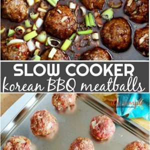 korean bbq meatballs