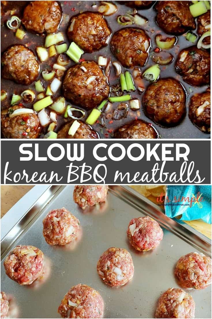 korean bbq meatballs 