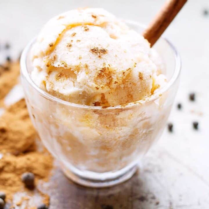 whipped pumpkin spice ice cream