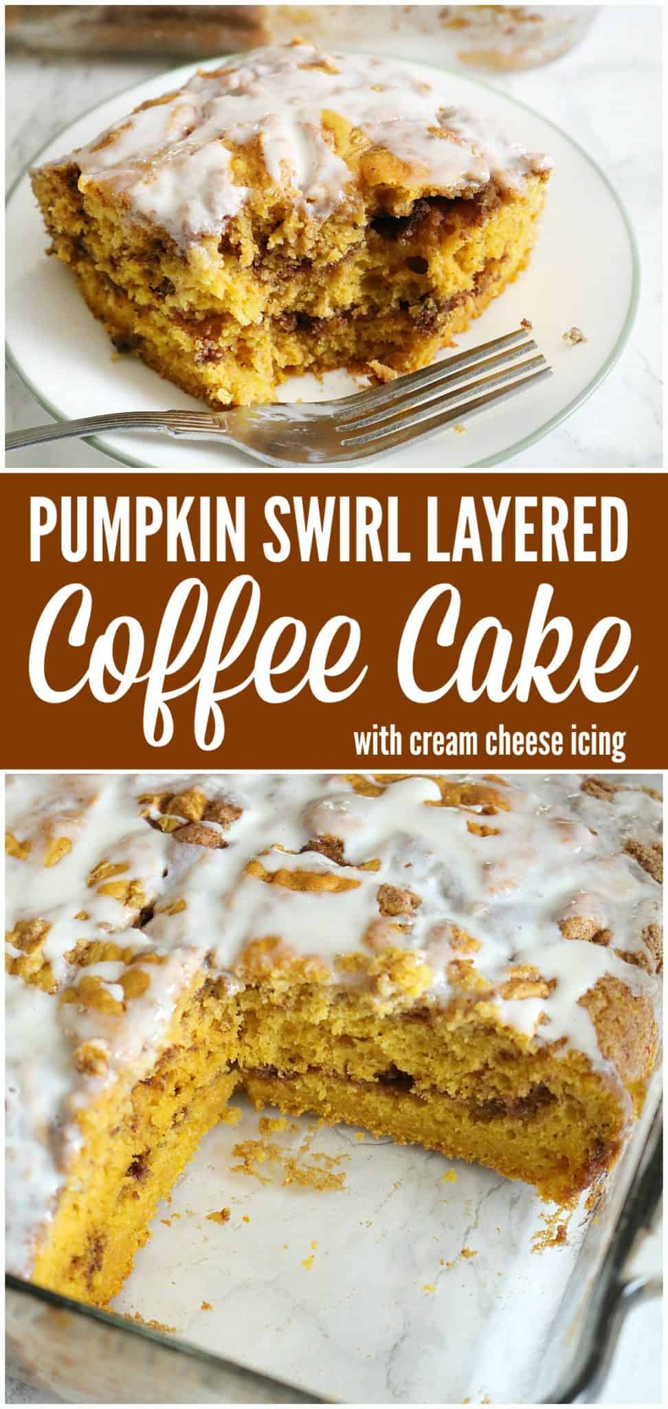 pumpkin swirl layered coffee cake