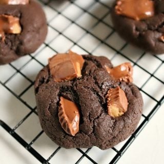 Decadent Chocolate Peanut Butter Cup Cookies
