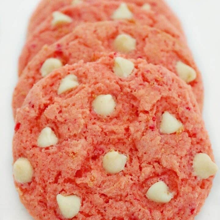 strawberry cheesecake cookies