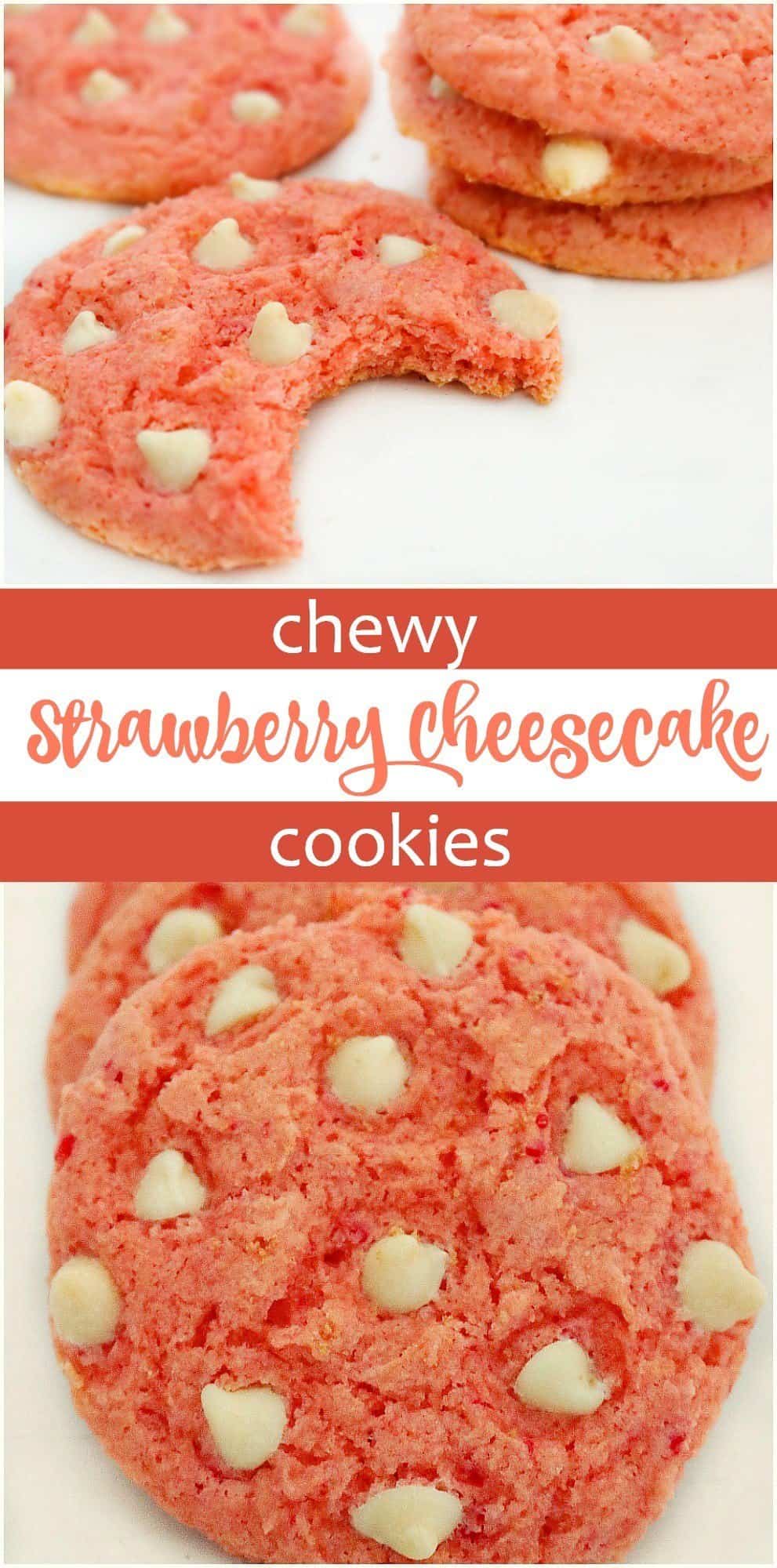 strawberry cheesecake cookies 