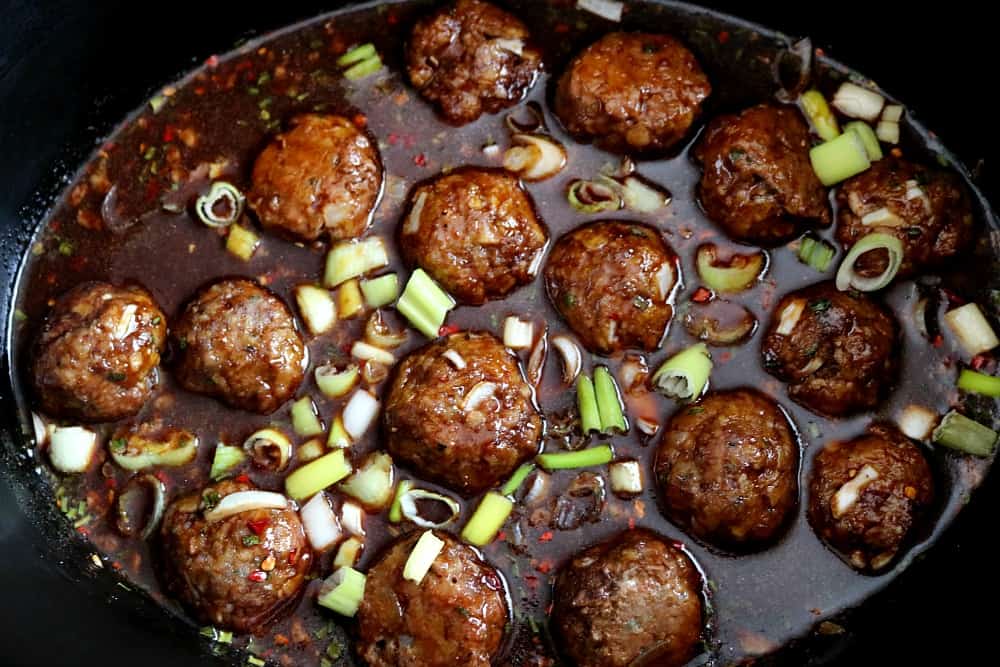 korean bbq meatballs