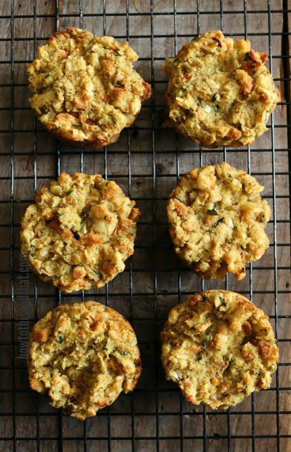 Stuffing Muffins , Buttery CRUNCHY and QUICK Muffin Tin Recipe