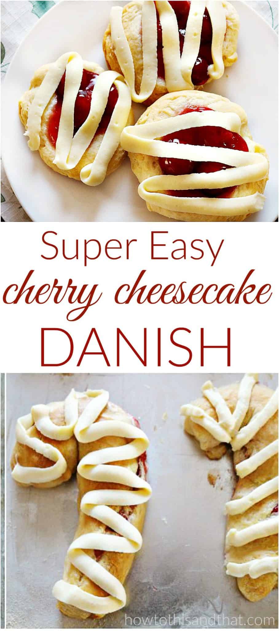 easiest cherry cheesecake danish