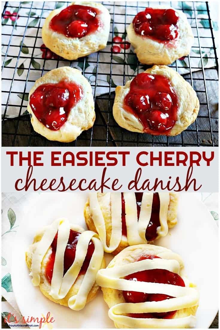 easy cherry cheesecake danish