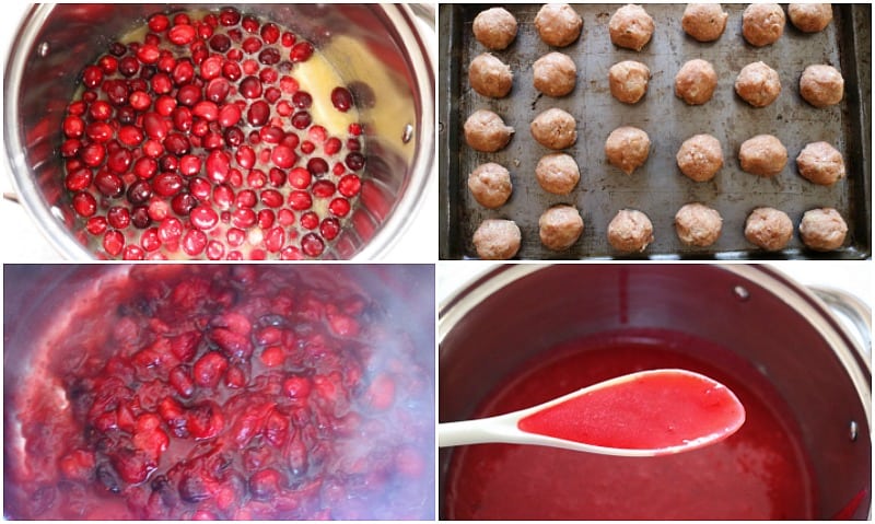 glazed Crockpot meatballs