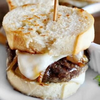 french onion soup burger