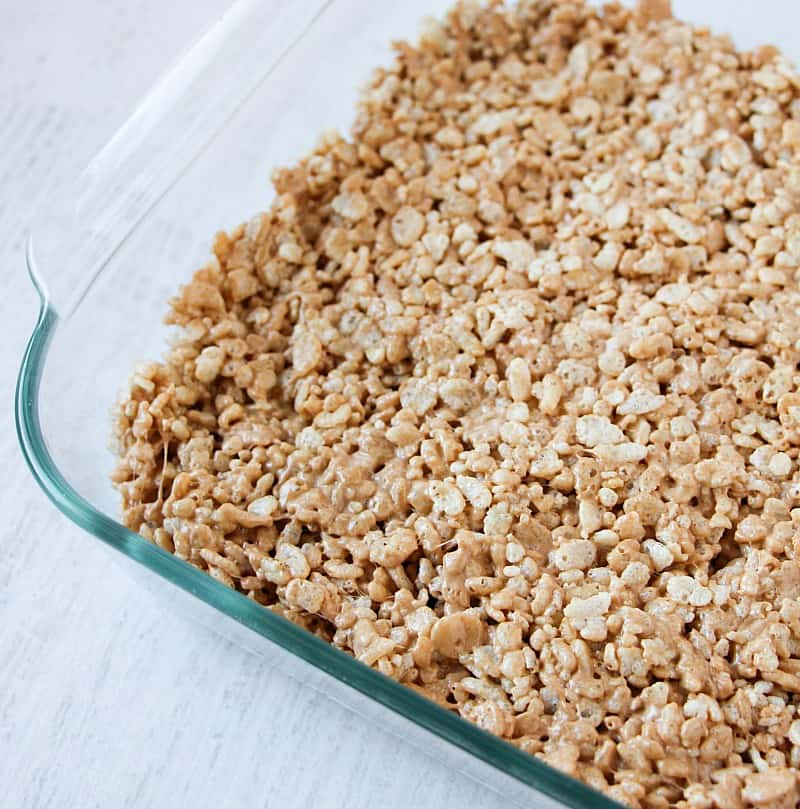 gingerbread rice krispie treats