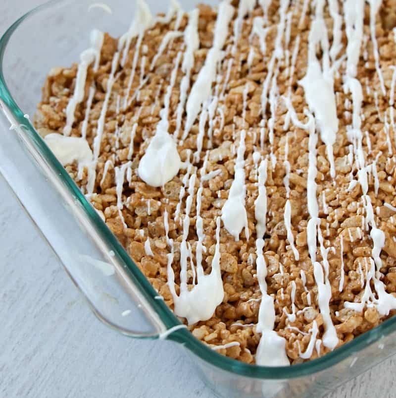 gingerbread rice krispie treats