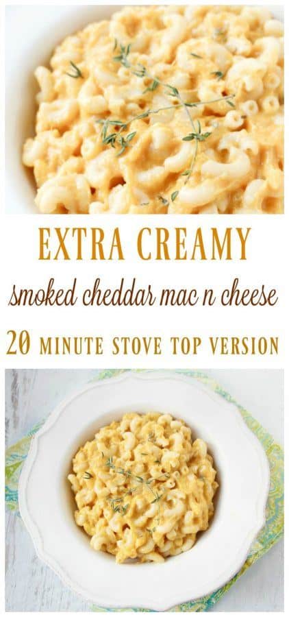 Smoked Cheddar Macaroni & Cheese- Plus a Secret Ingredient!