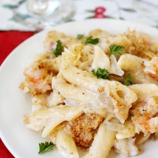 Creamy Seafood Pasta Bake- A Family Holiday Tradition