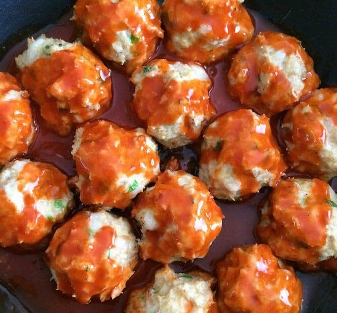 Low Carb Meatballs Recipe Buffalo Chicken Style