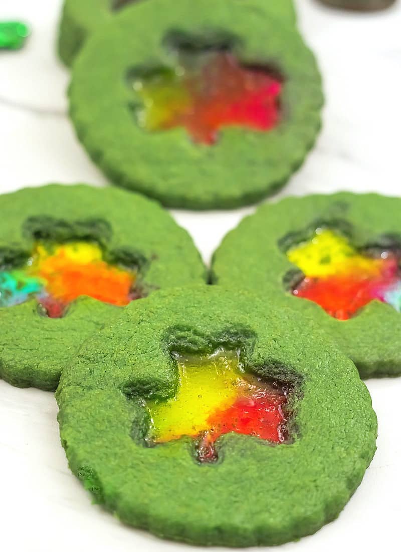 st.patrick's day shamrock cookies