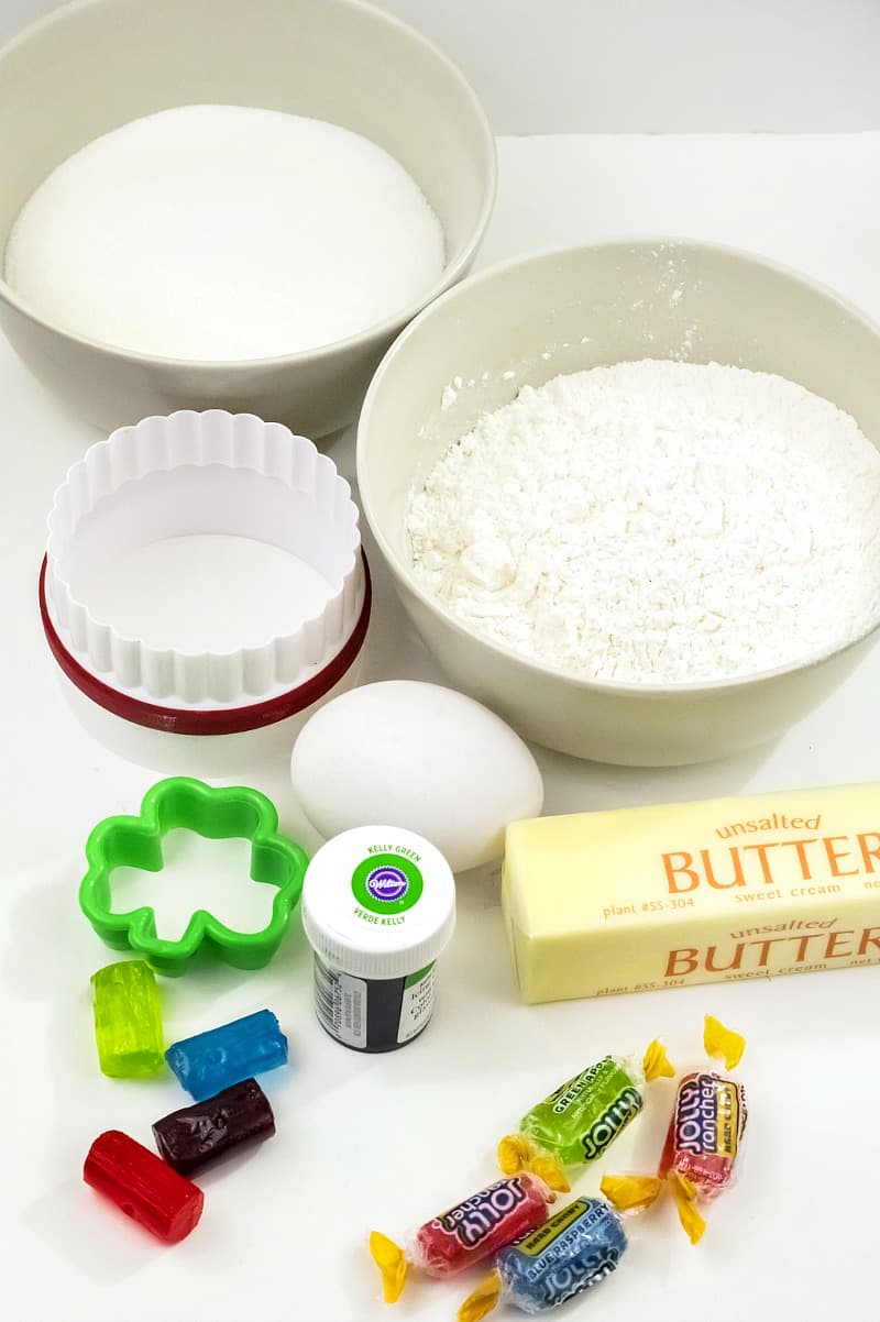 st.patrick's day shamrock cookies